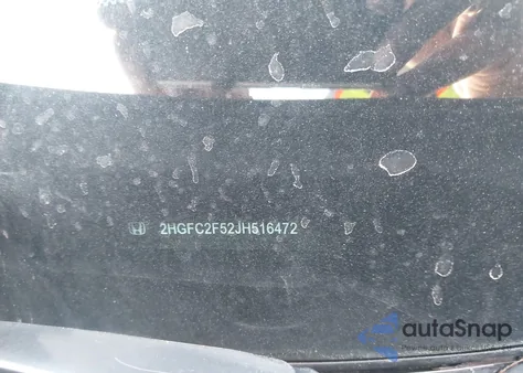 2018 Honda Civic Lx from USA, damaged, VIN 2HGFC2F52JH516472